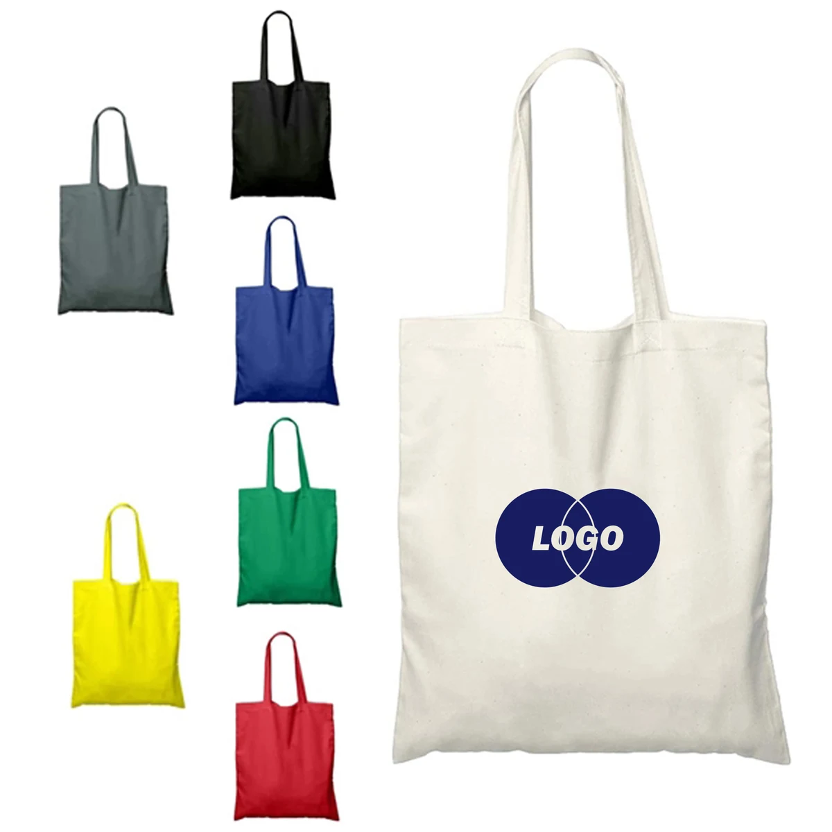 Durable Shopping Canvas Tote Bag, custom tote bag with logo imprint 1