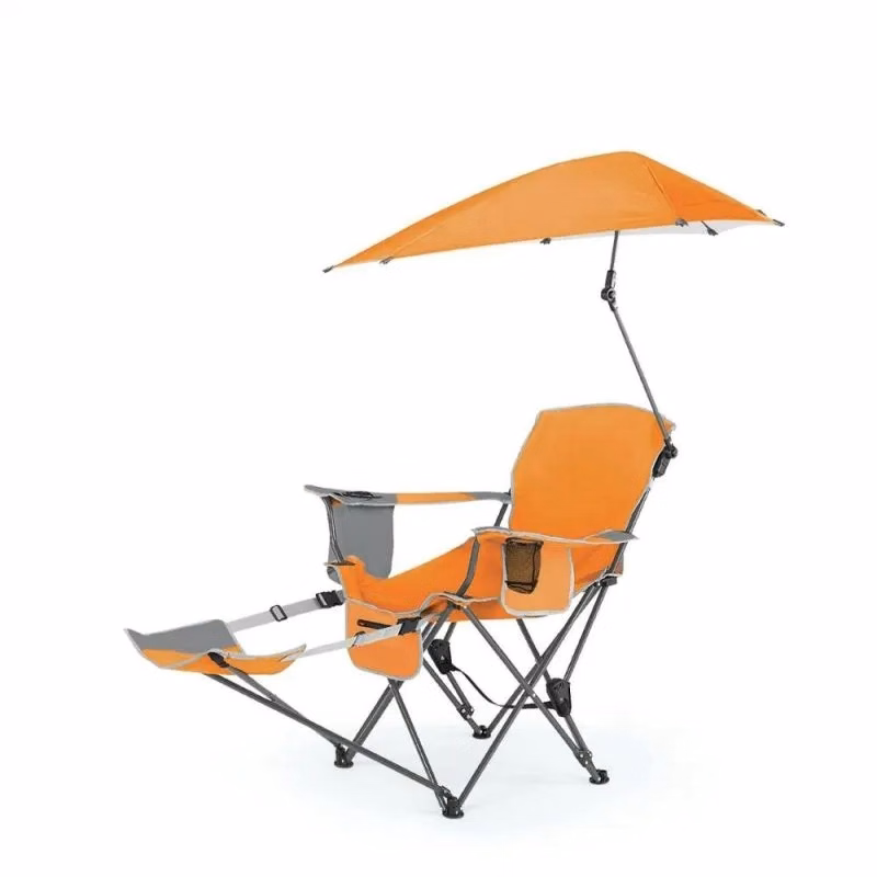 Foldable Beach Chair with Umbrella