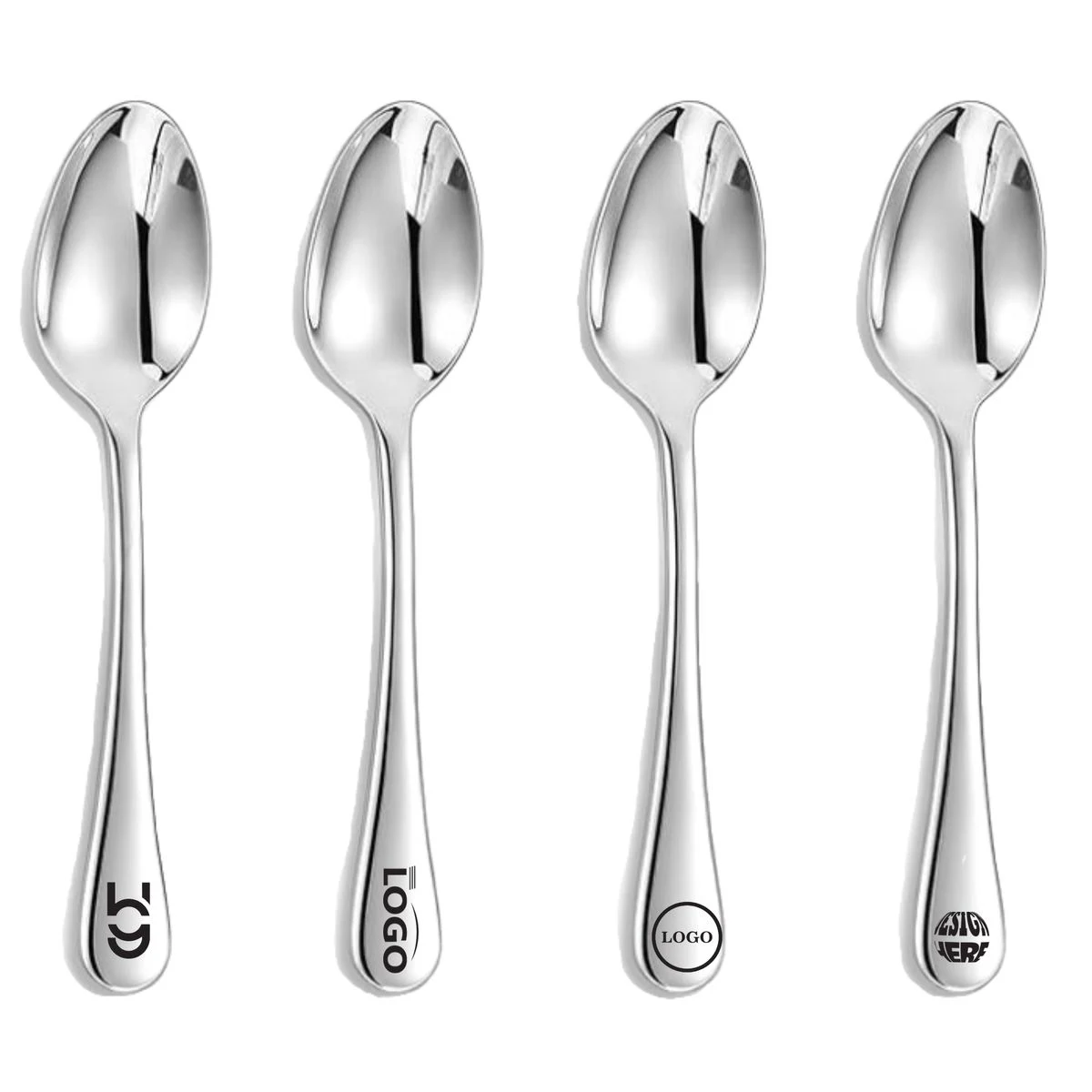 304 Stainless Steel Spoons 8 Inch Durable Food Grade 1