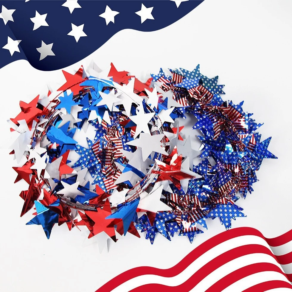 Patriotic Independence Day Wreath Ornaments 1