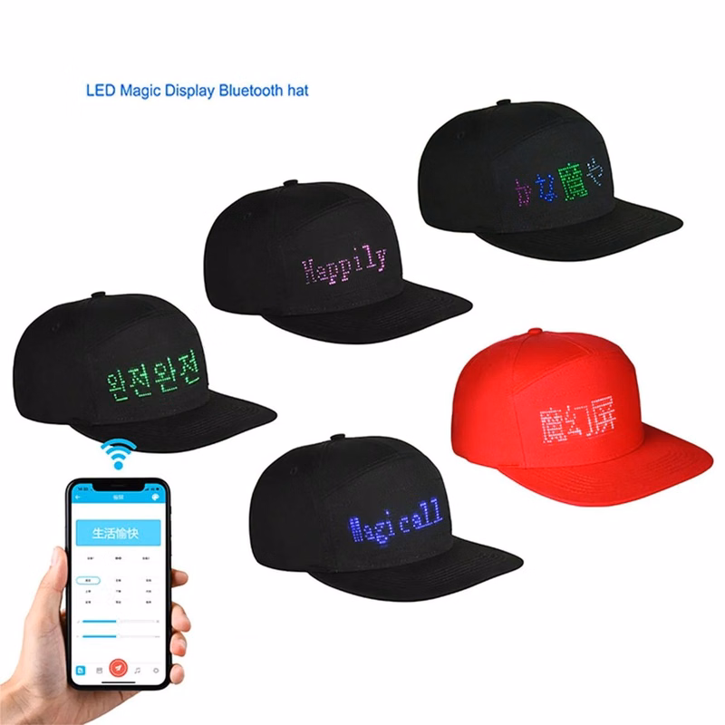 Animated Bluetooth Led Sign Hat