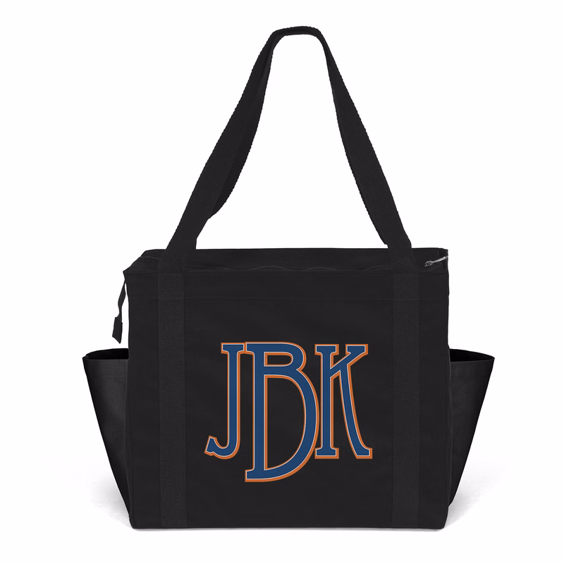 Jeremy™ - Deluxe Canvas Zipper Tote - ColorVista
