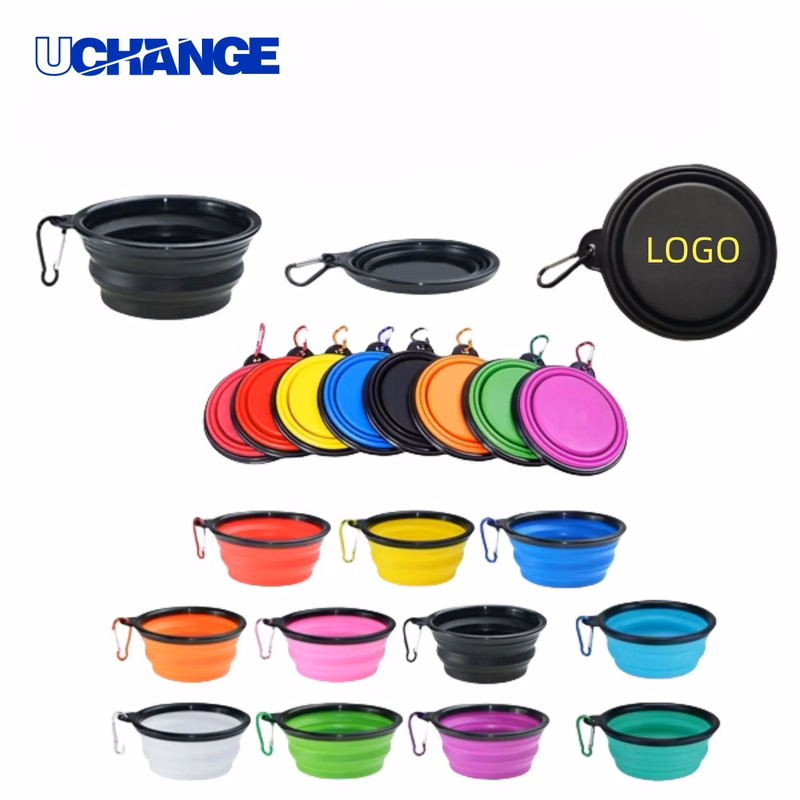 Twelve Ounce Foldable Pet Dog Bowl