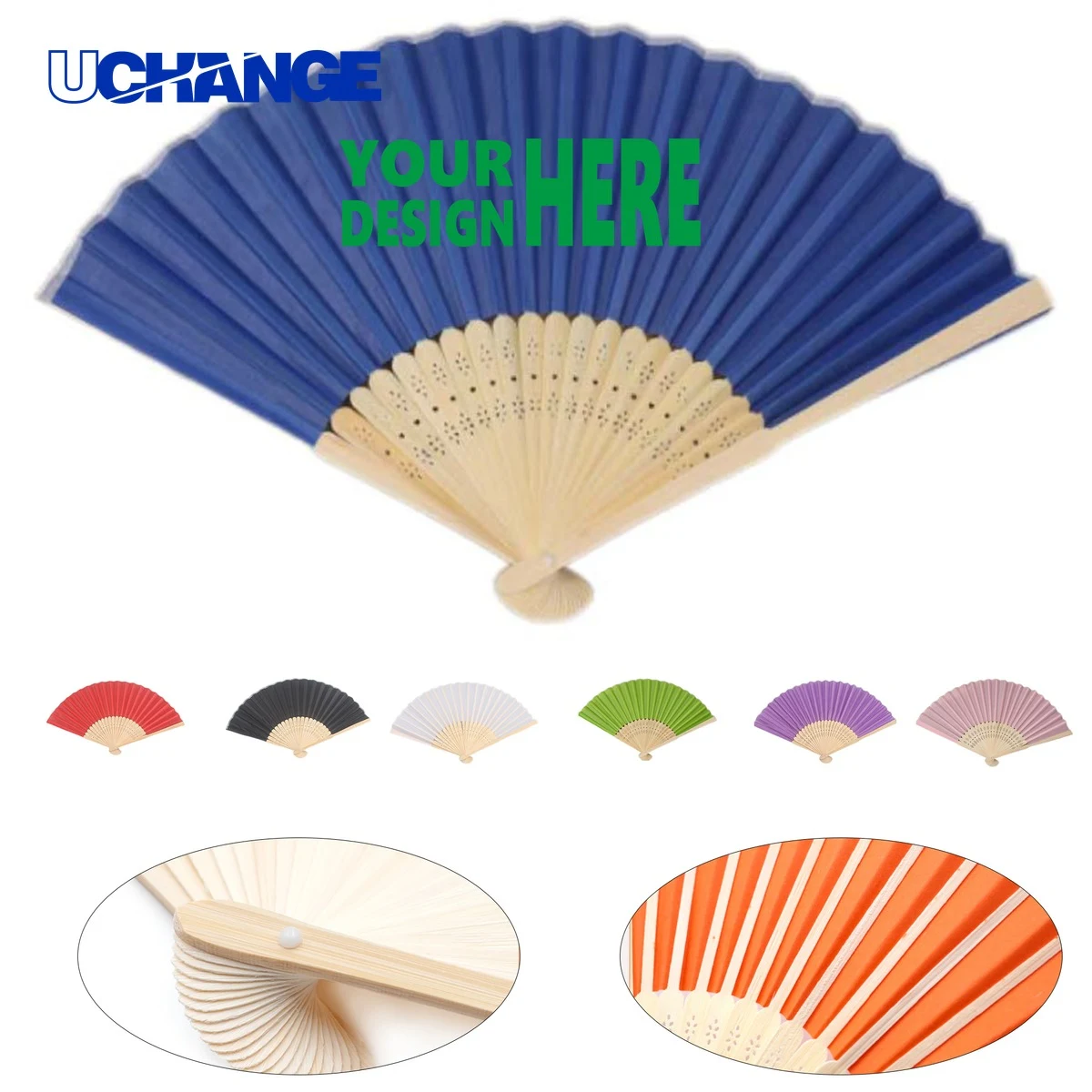 Polyester Folding Pocket Fan 1