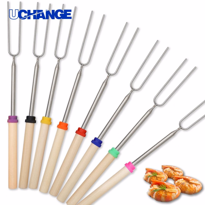 BBQ Fork Roasting Stick Tool for Campfires