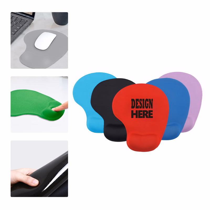 MOQ 50 Silicone Wrist Support Mouse Pad