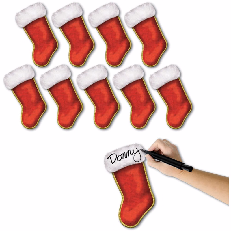 Mini Christmas Cutouts - 10 Pack 7.25"