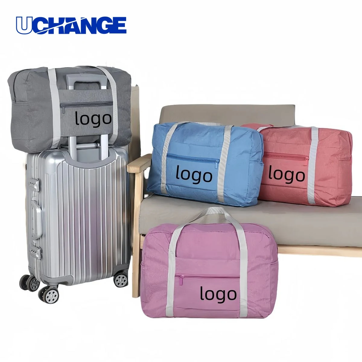 Foldable Zipper Travel Duffel Bag 1