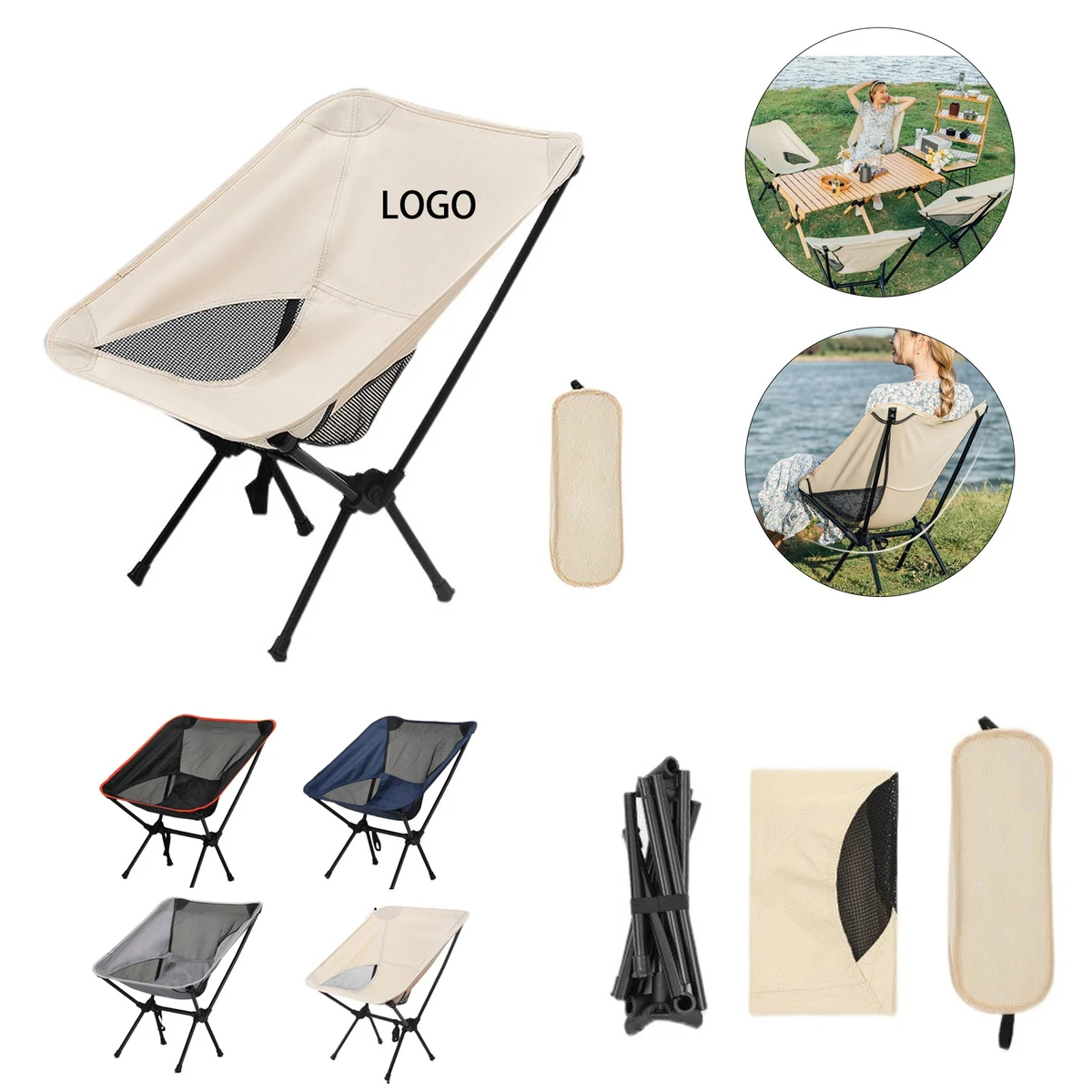 Outdoor Foldable Canvas Space Chair 1