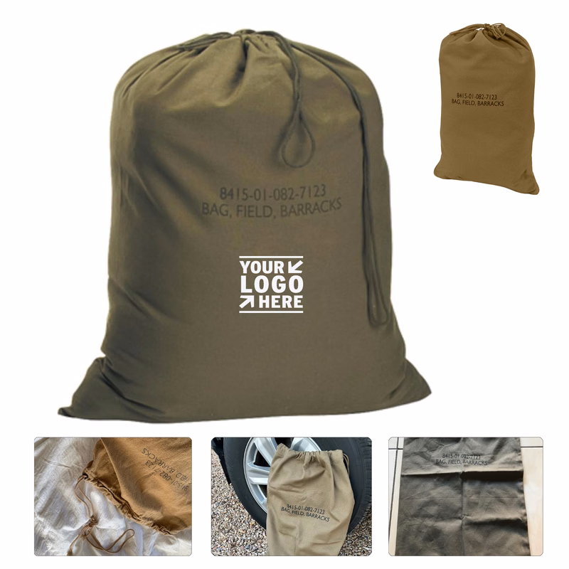 Sport Water Resistant Gi Type Canvas Drawstring String Bag