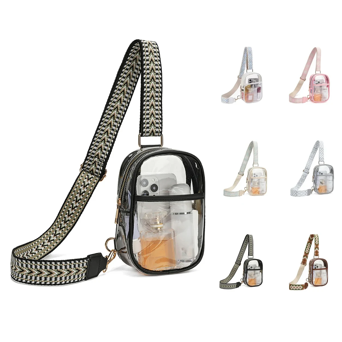 Clear Crossbody Purse Bag 1