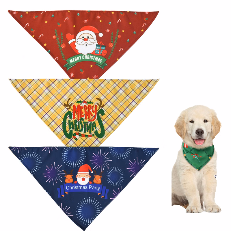 Christmas Dog Pet Scarf