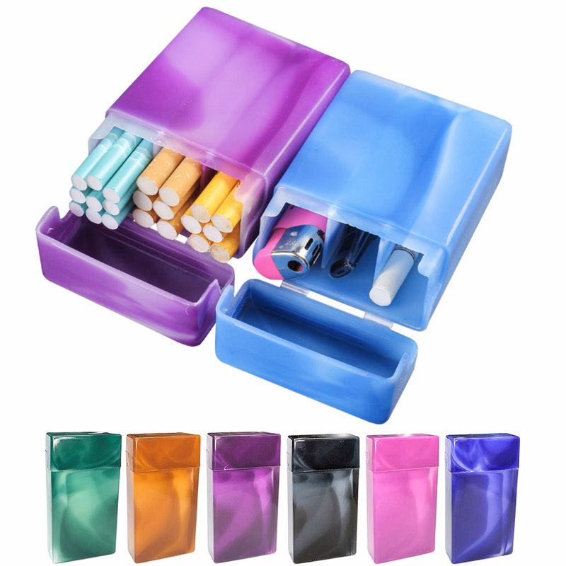 Marbled Color Cigarette Case Box