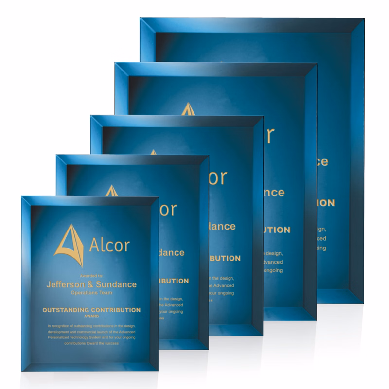Mirror Plaque - Blue