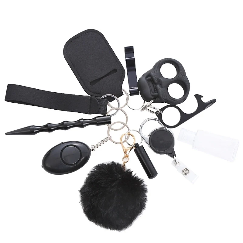 Safety Keychain Set for Woman with Personal Alarm 1
