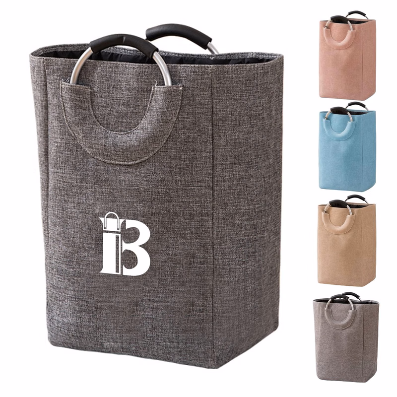 Laundry bag with round handles