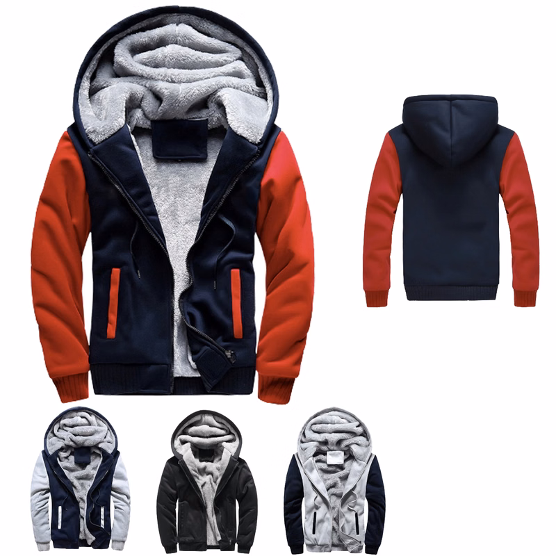 Men's Winter Pullover Thermal Fleece Hoodies