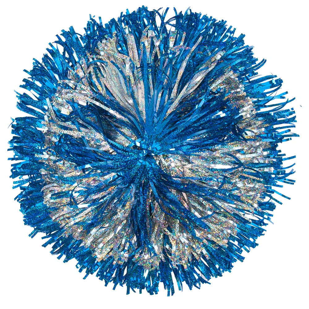 Custom Holographic Classic Cut Bullseye Pom 1