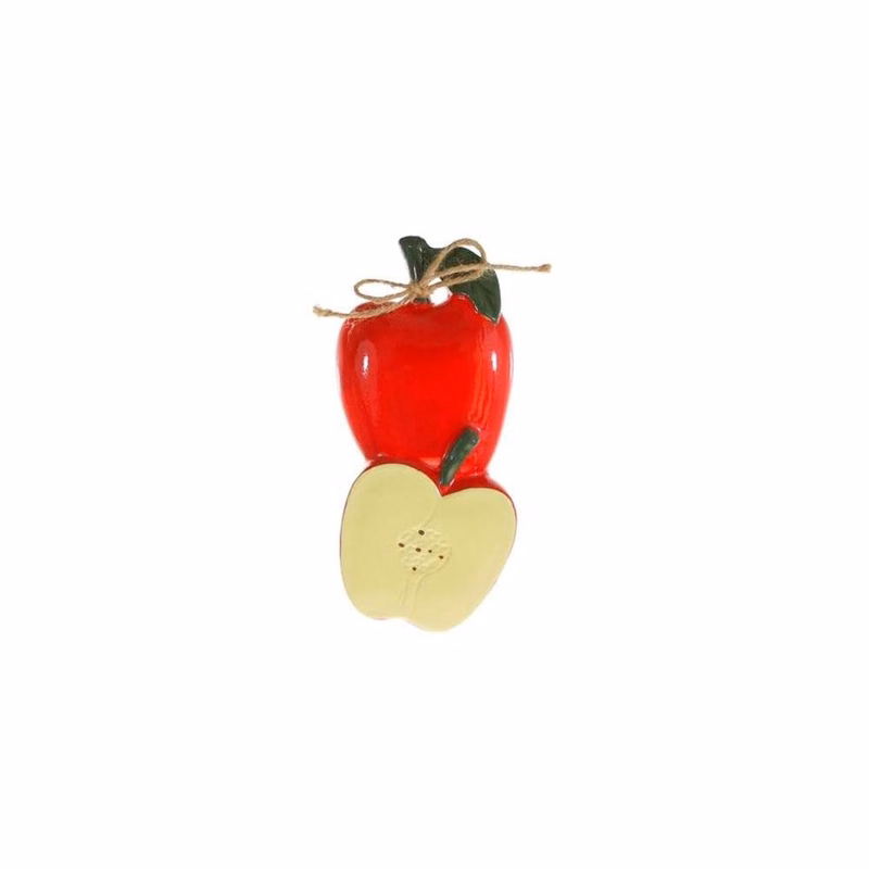 Red Apple Fruit Plaques - Poly Resin