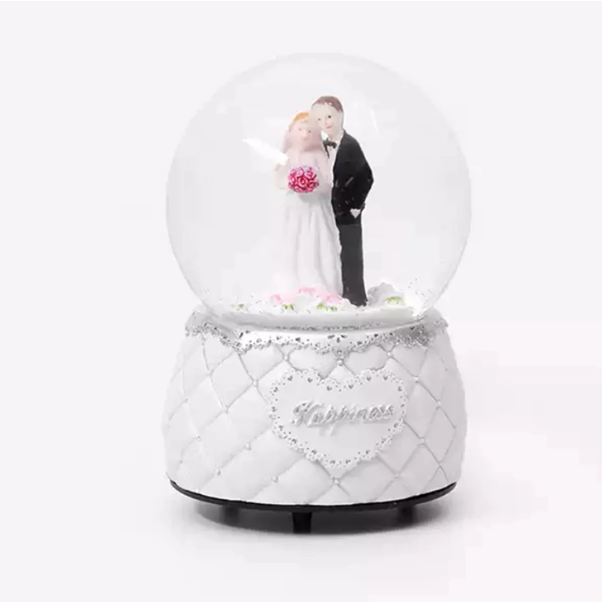 Custom Love Couple Snow Globe 1