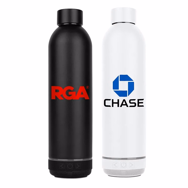 SoundSip Double Wall 18oz. Bottle with Wireless Speaker