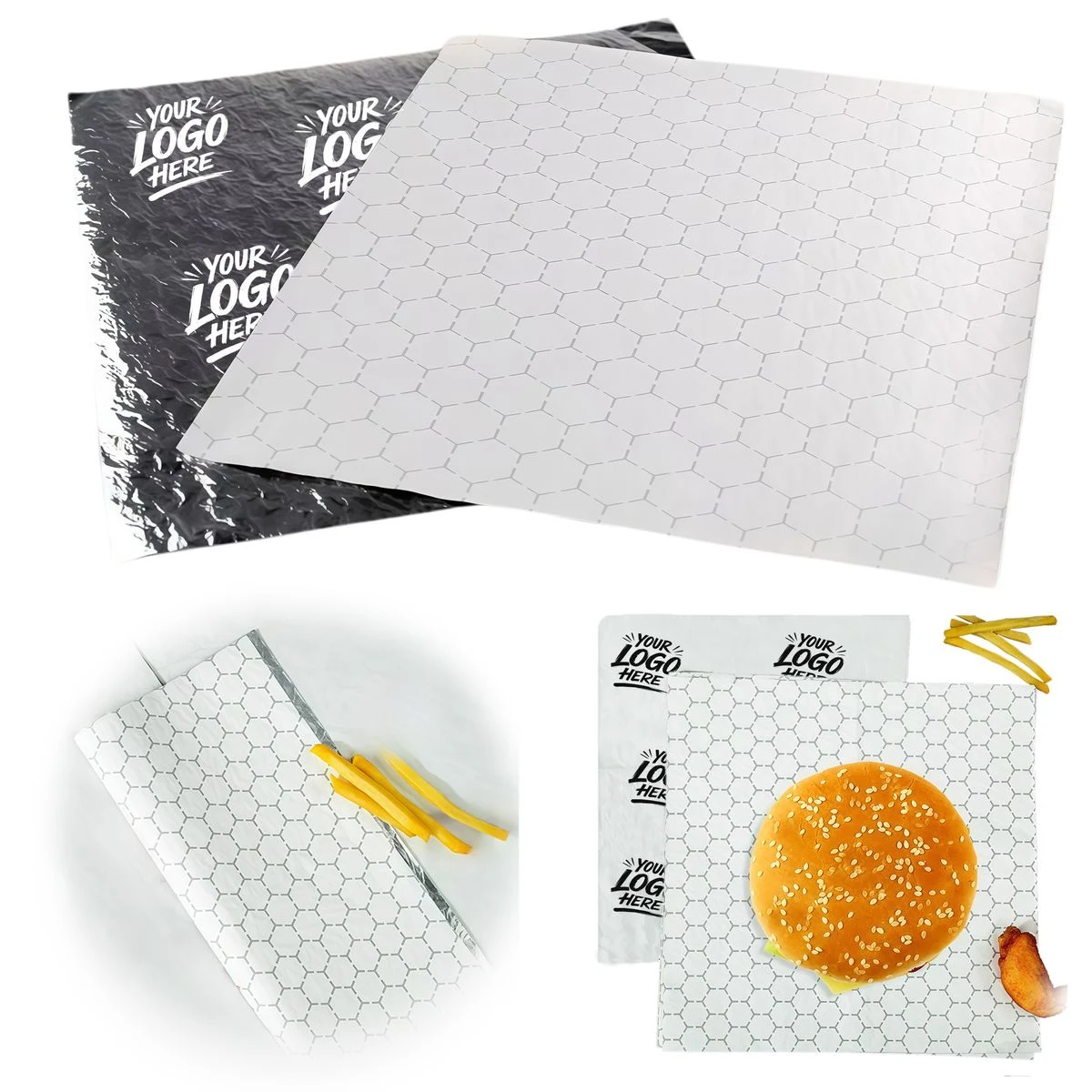 Honeycomb Foil Wrap Sheet For Takeout Meals 1