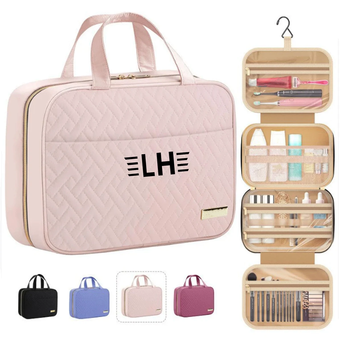 Travel Makeup Bag with Hooks 1