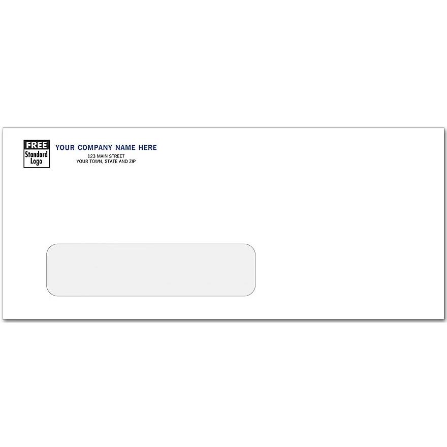 Envelopes, Number 10 single window, white 1