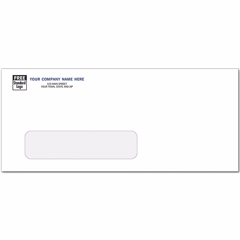 Envelopes, Number 10 single window, white