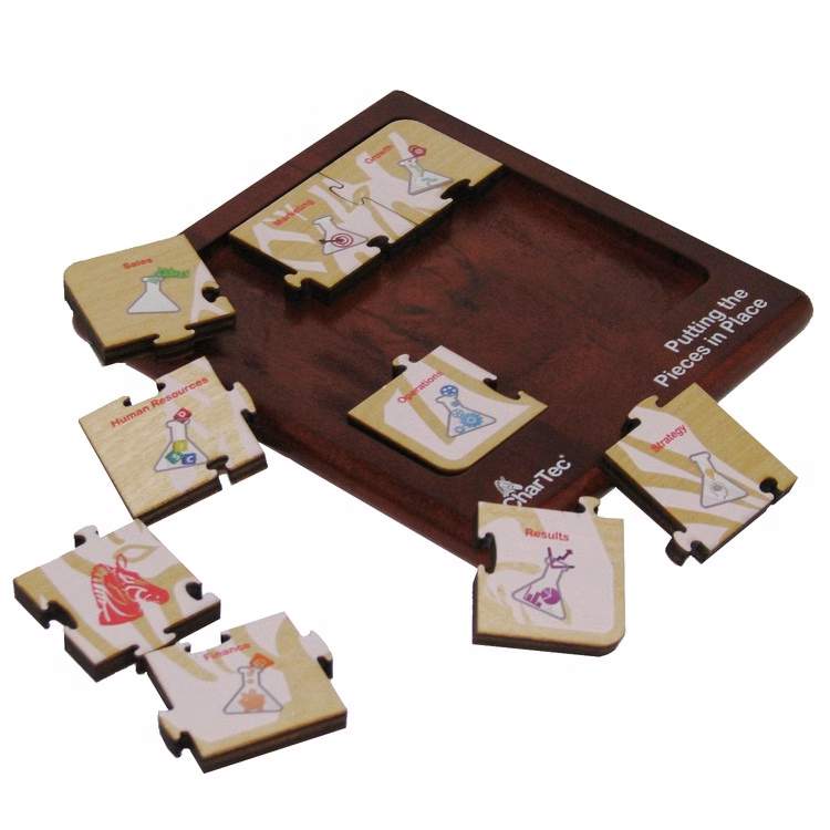 Wood Jigsaw Puzzle - 9 piece square
