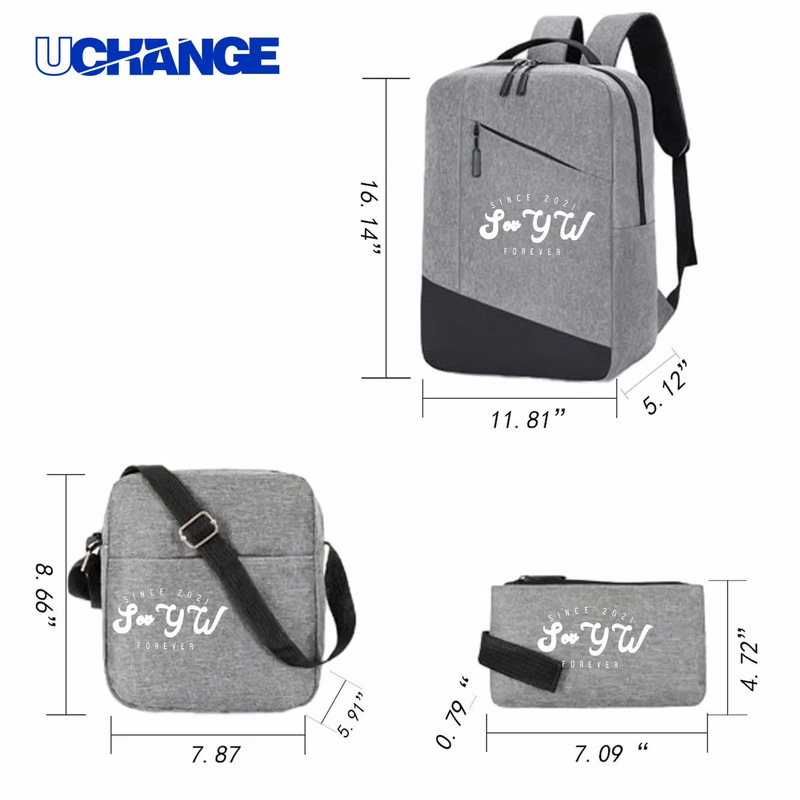 Business Three-Piece Backpack Set