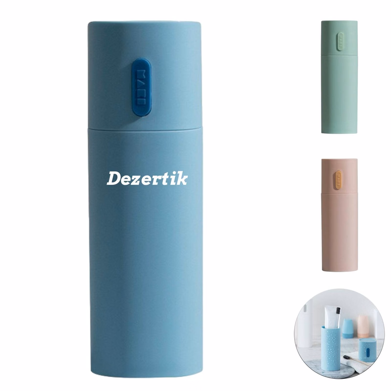 Simple travel toothbrush and toothpaste storage box