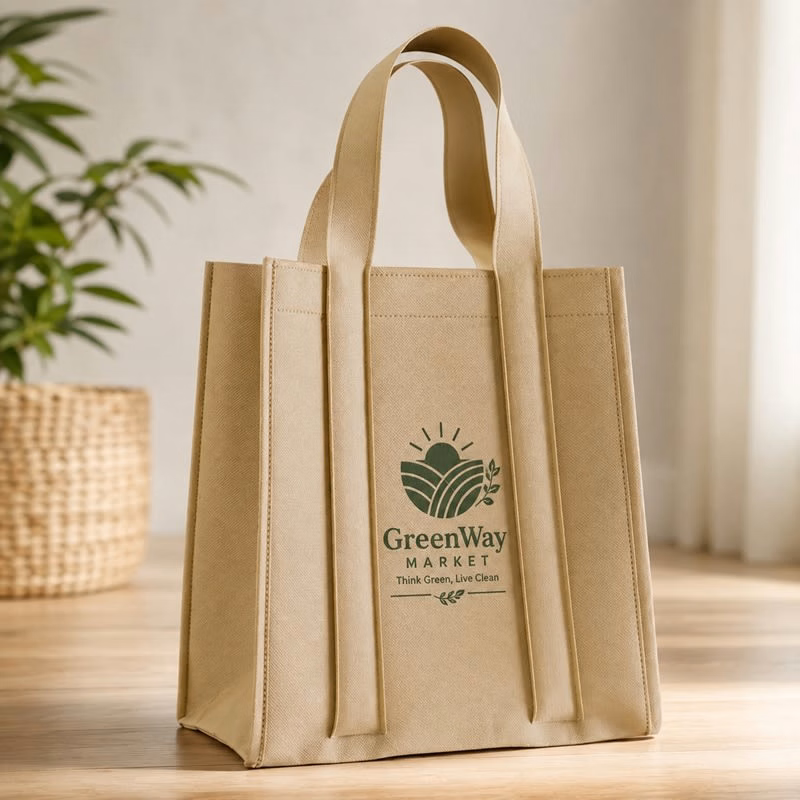 Custom Reusable Grocery Tote Bag