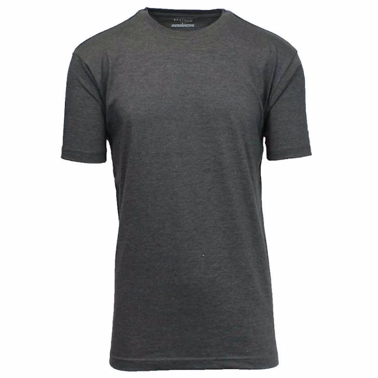 Men's Crew Neck Tees - Charcoal Small