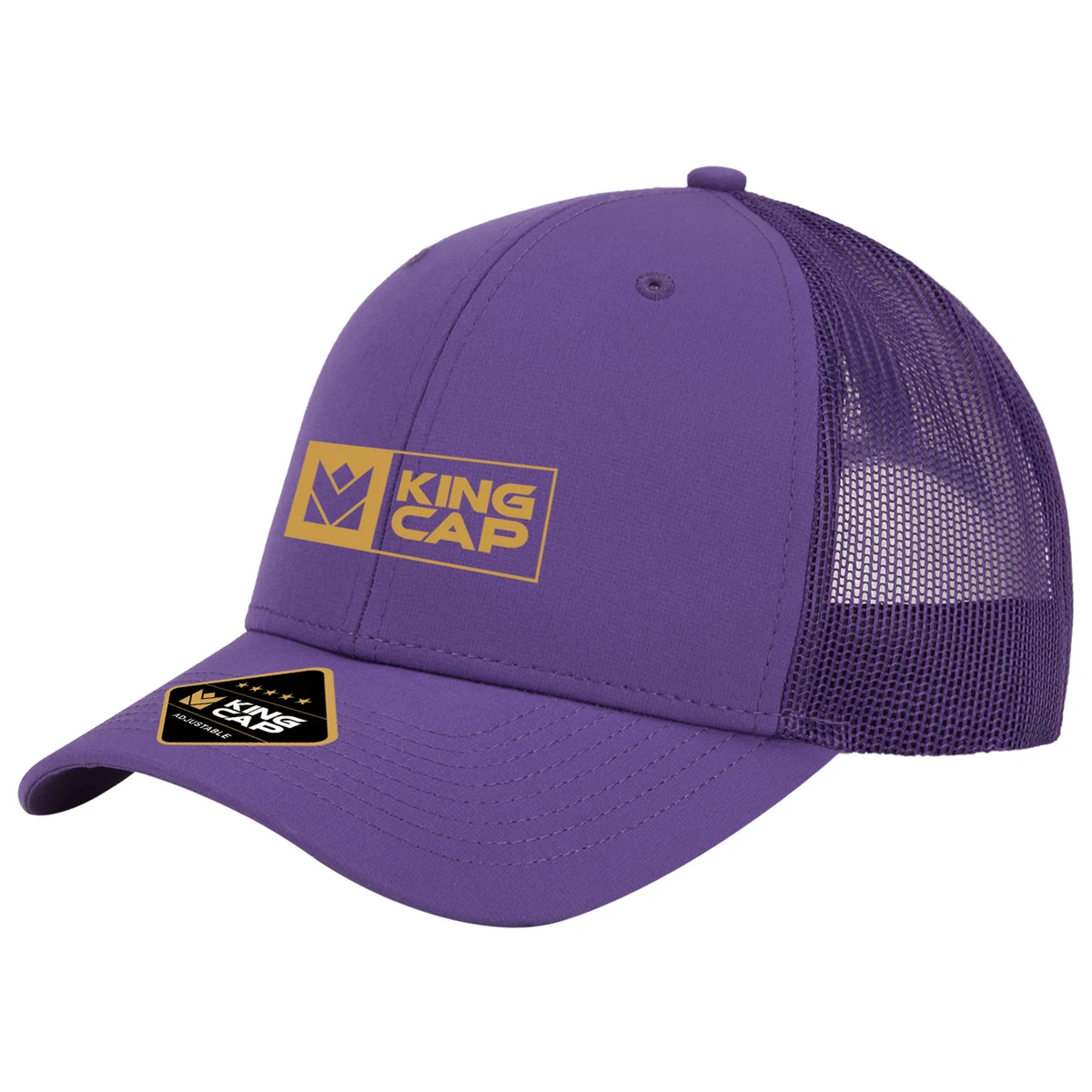 Crest 6-Panel Trucker Cap - Sustainable Fabric 1