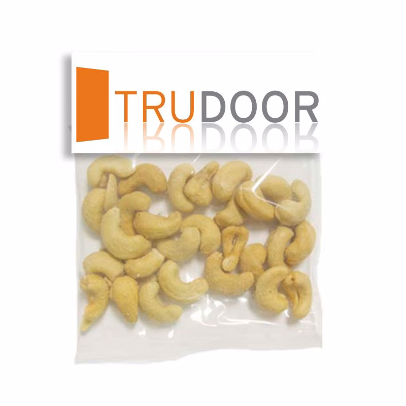 Large Header Bags - Jumbo Salted Cashews