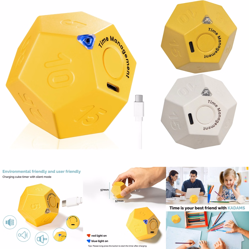 Cube Timer Rotating Productivity Timer