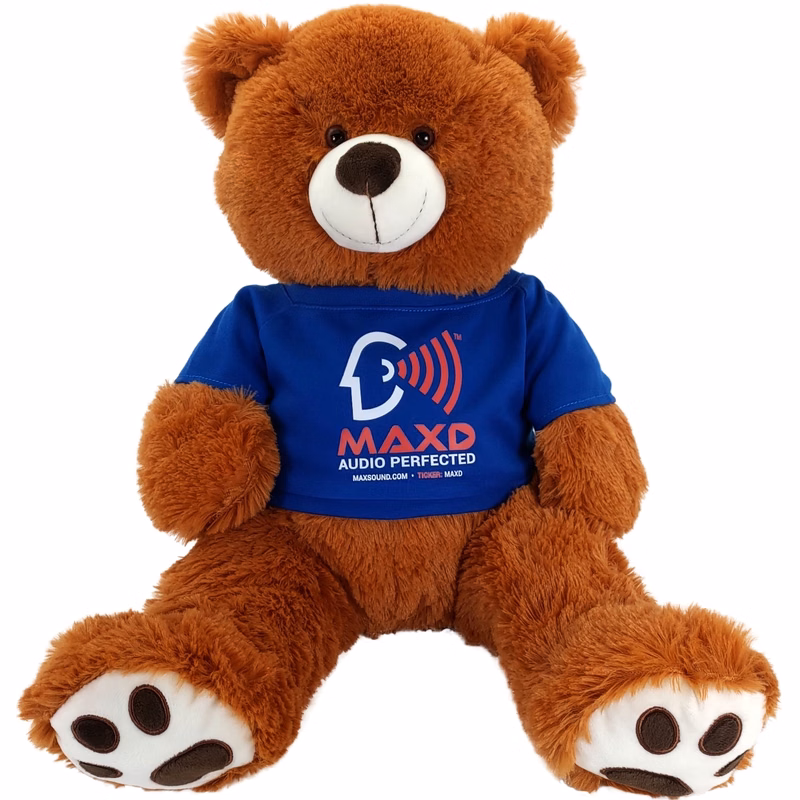 20" Large Brown Bear - Embroidered Paw