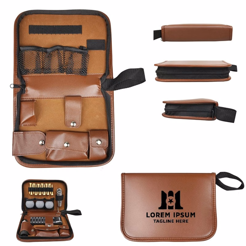 Portable PU Golf Gear Storage Bag