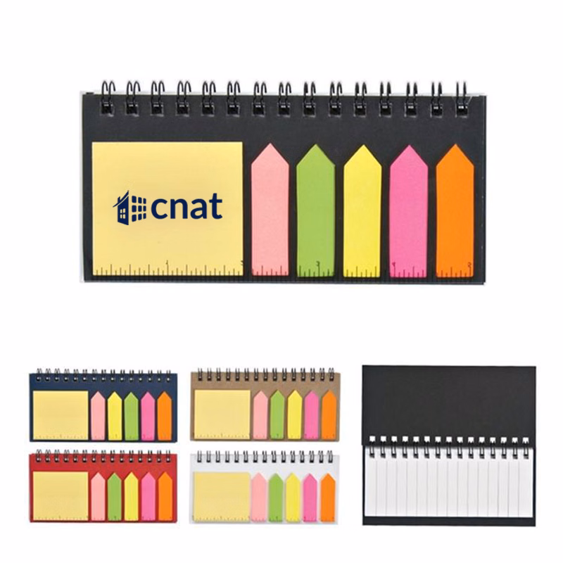 Magnetic Notebook with Sticky Notes Case