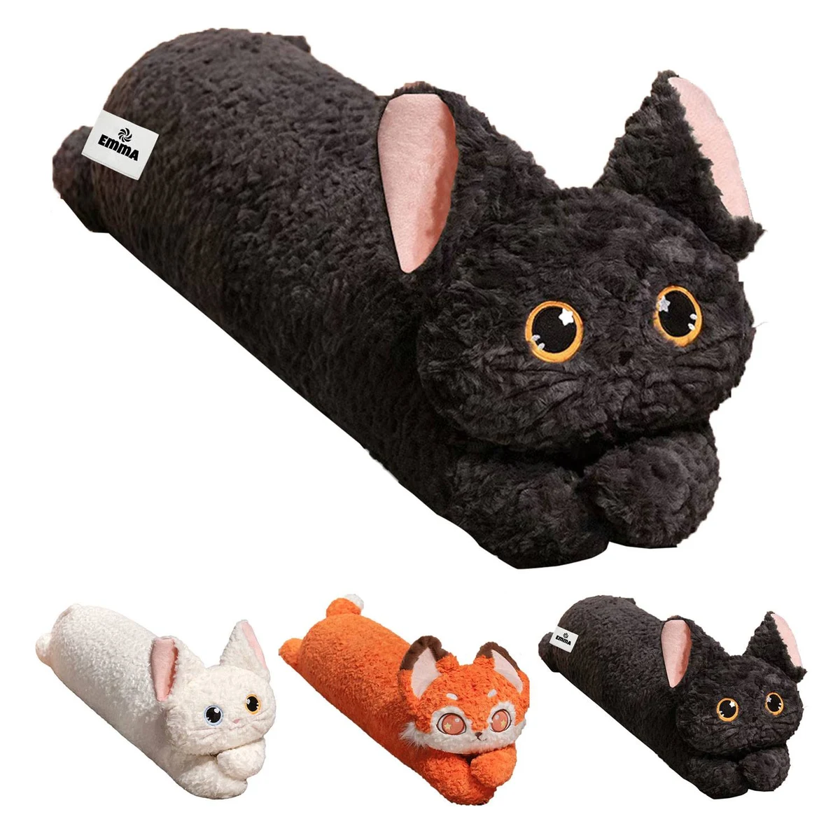 Ultra Soft Long Cat Plush Body Pillow 1