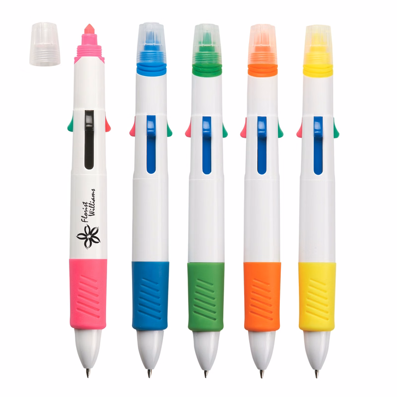 Quatro Pen With Highlighter