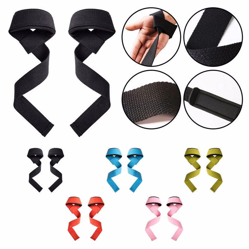 Padded Polyester Weightlifting Straps