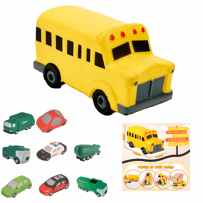 School Bus Stress Toy Stress Ball Truck Stress Toy