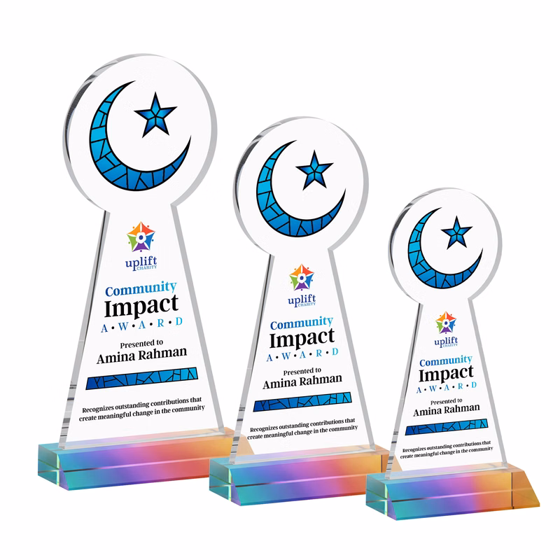 Crescent & Star VividPrint™ Award - Prismatic