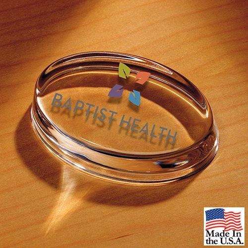 Oval Paperweight