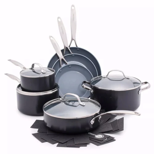 GreenPan Valencia Pro Ceramic Non-Stick 11-Piece Cookware Set 1