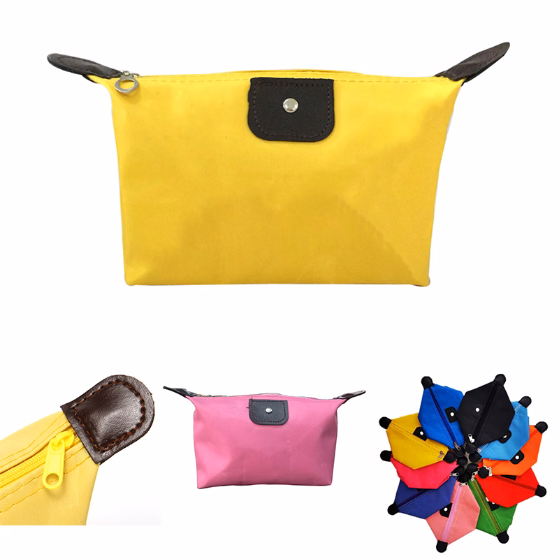 Dumpling Shape-Folding Makeup Bag Storage Bag