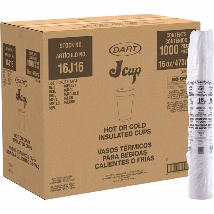 Dart Insulated Foam Cups16oz.