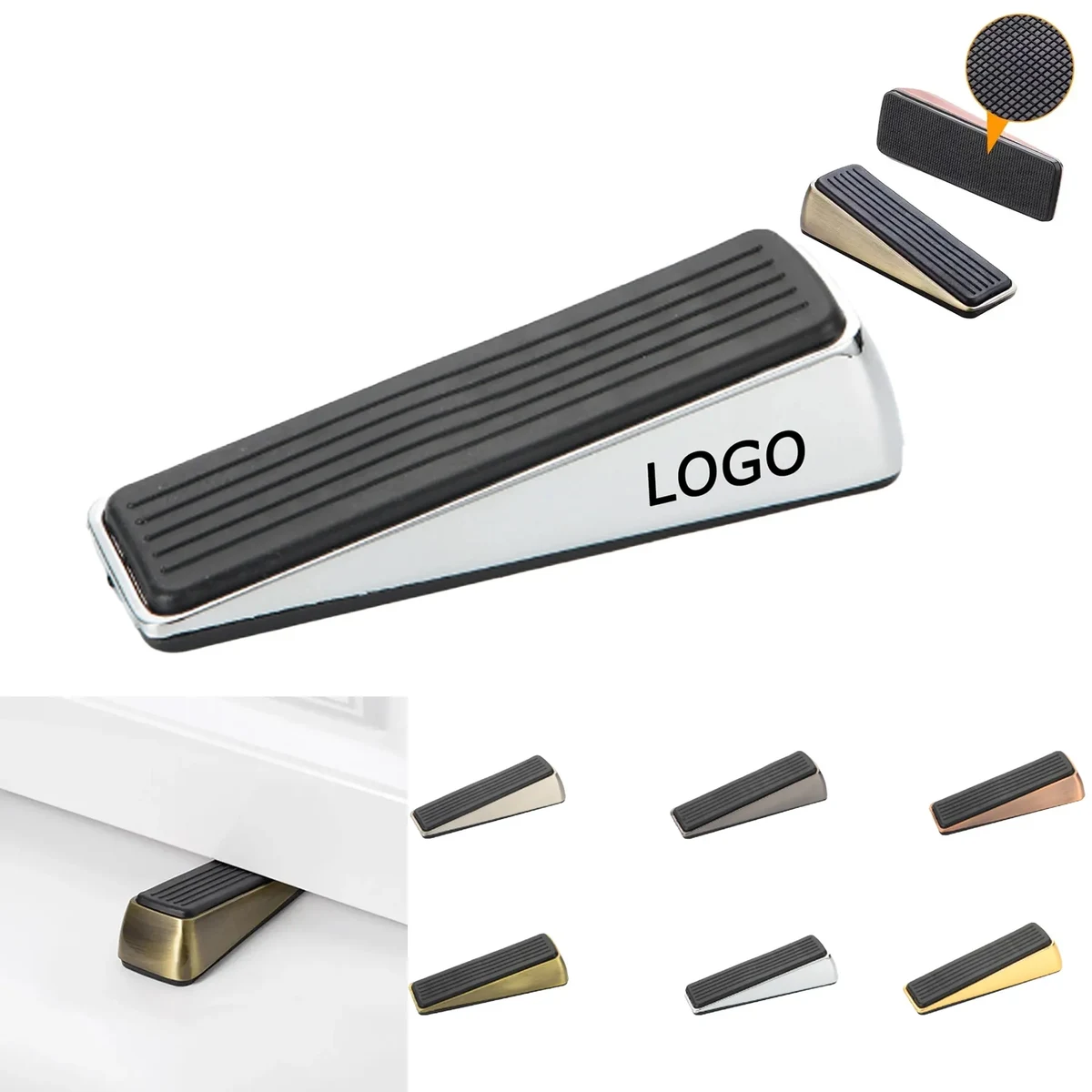 Gorgeous Removable Rubber-faced Door Stopper 1